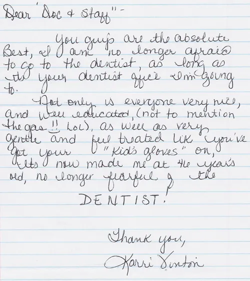 Patient Testimonial