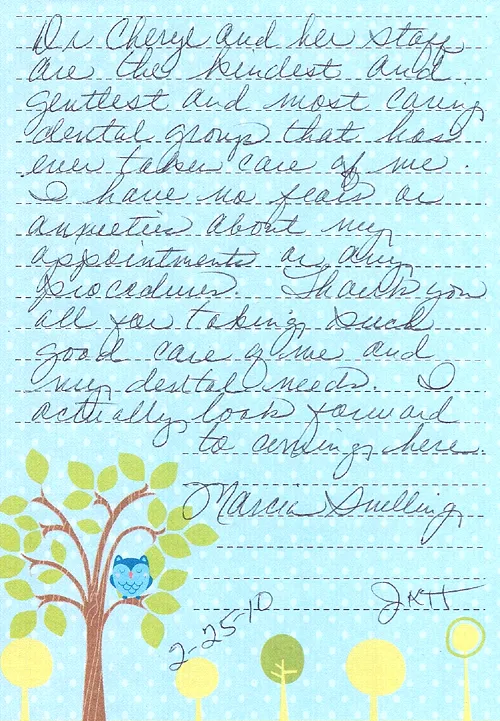 Patient Testimonial